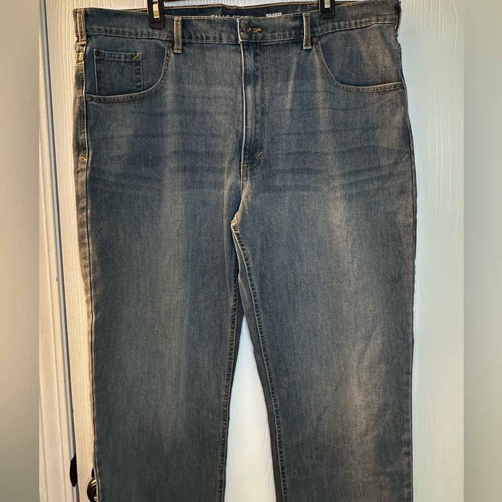 Falls Creek‎ relaxed stretch classic blue denim jeans men’s 42x30